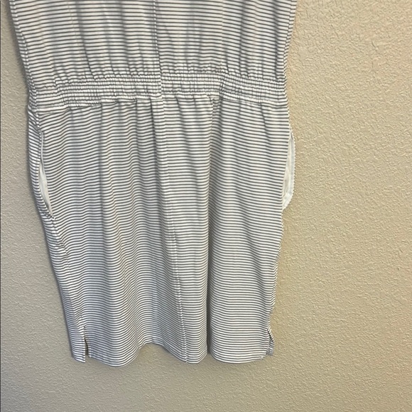 Striped Gray Mini Dress - Picture 6 of 9